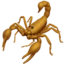 Scorpion emoji on iPhone