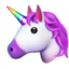 Unicorn emoji on iPhone