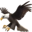 Eagle emoji on iPhone