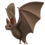 Bat emoji on iPhone