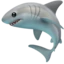 Shark emoji on iPhone