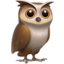 Owl emoji, Apple design