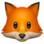Fox emoji, Apple design