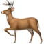 Deer emoji, Apple design