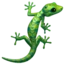 Lizard emoji on iPhone