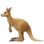 Kangaroo emoji, Apple design