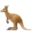 Kangaroo emoji on iPhone
