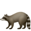 Raccoon emoji, Apple design