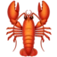 Lobster emoji on iPhone