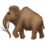 Mammoth emoji on iPhone