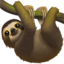 Download Sloth emoji, Apple style