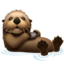 Otter emoji, Apple design