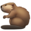 Beaver emoji, Apple design