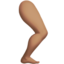 Leg, Medium skin tone