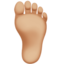 Foot, Medium-light skin tone