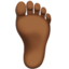 Foot, Medium-dark skin tone