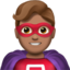 Man Superhero, Medium skin tone