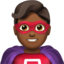 Man Superhero, Medium-dark skin tone