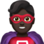 Man Superhero, Dark skin tone