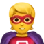Superhero emoji, Apple design