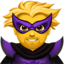 Man Supervillain emoji, Apple design