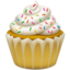 Cupcake emoji, Apple design