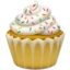 Cupcake emoji on iPhone