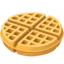 Waffle emoji on iPhone