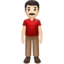 Man Standing, Light skin tone