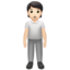 Person Standing, Light skin tone