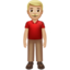 Man Standing, Medium-light skin tone