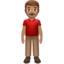Man Standing, Medium skin tone