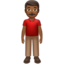 Man Standing, Medium-dark skin tone