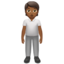 Person Standing, Medium-dark skin tone