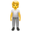 Person Standing emoji, Apple design