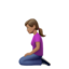 Woman Kneeling, Medium skin tone