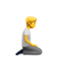 Download Person Kneeling Facing Right emoji, Apple style