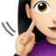 Deaf Woman, Light skin tone