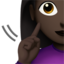 Deaf Woman, Dark skin tone