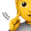 Download Deaf Person emoji, Apple style