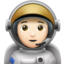 Astronaut, Light skin tone