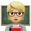 Teacher, Medium-light skin tone