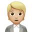 Office Worker, Medium-light skin tone