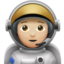 Astronaut, Medium-light skin tone