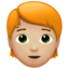 Person Red Hair, Medium-light skin tone