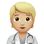 Health Worker, Medium-light skin tone