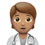 Health Worker, Medium skin tone