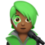 Singer, Medium-dark skin tone