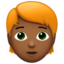 Person Red Hair, Medium-dark skin tone