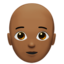 Person Bald, Medium-dark skin tone
